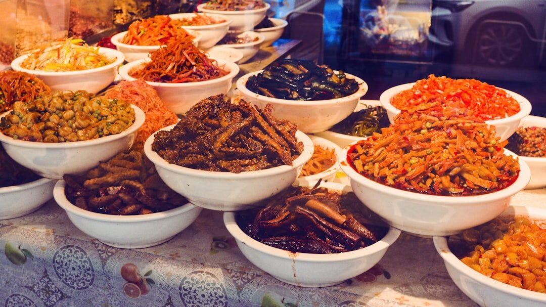 spices and herbs in bowls