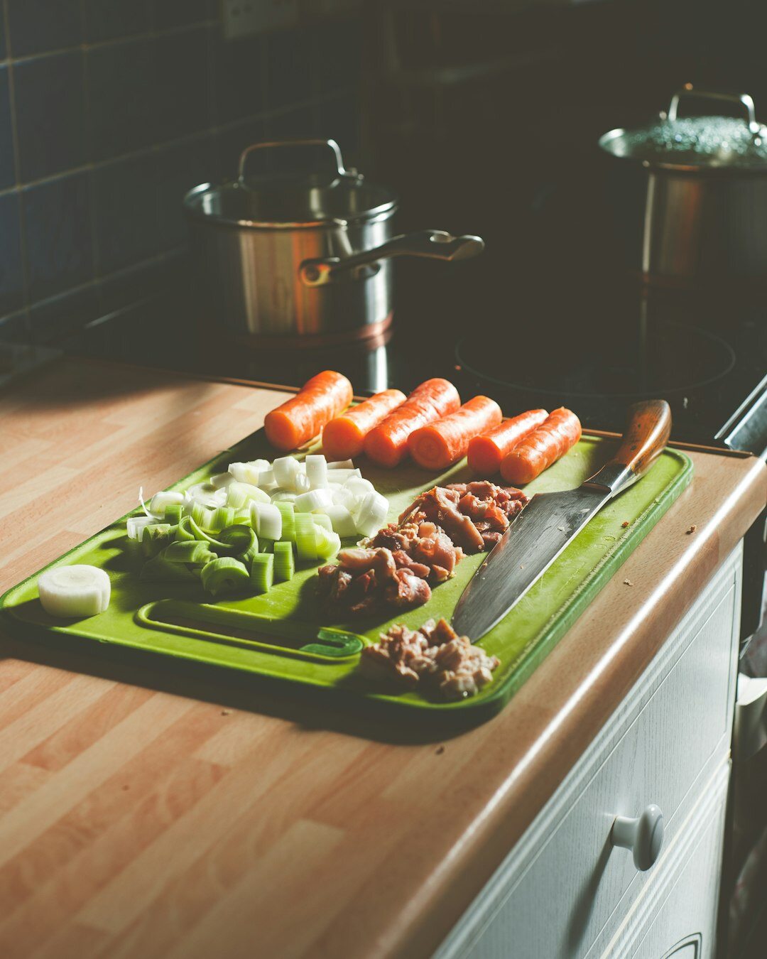 fresh ingredients on counter