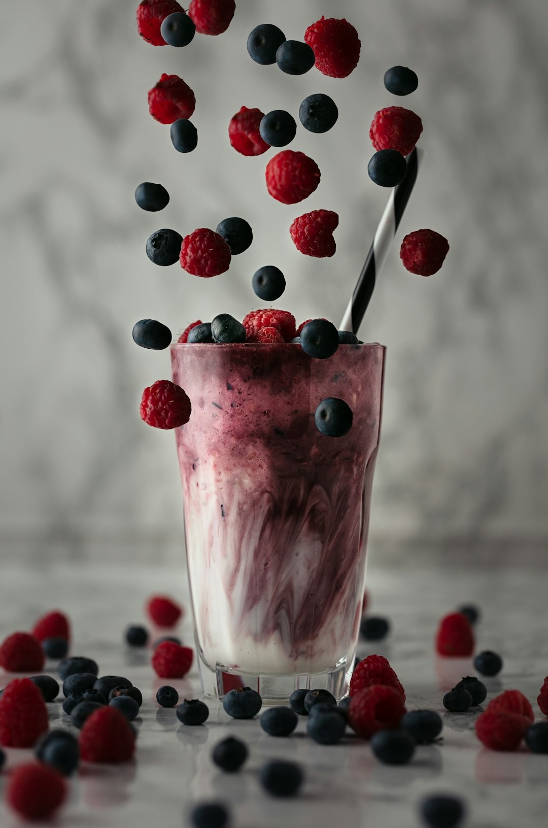 smoothie in glass